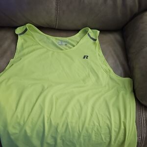 Russell Athletic Neon Yellow Tank Top